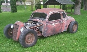 1937 Plymouth P4 Rat Rod Has Mad Max Written All Over It