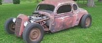 1937 Plymouth P4 Rat Rod Has Mad Max Written All Over It