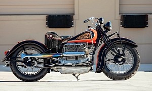 1938 Indian Four Is $140K Worth of Stunning Motorcycle Making