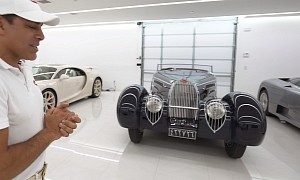 1939 Bugatti 57C "Shah" Drops by Manny Khoshbin's Garage, Meets Veyron & Chiron