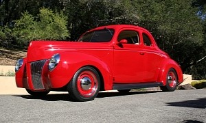 1939 Ford Deluxe Coupe Street Rod Is Ripped With ZZ4 Chevrolet V8 Muscle