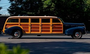 1940 LaSalle Meteor 8-Door Woody Is Opulent and Ridiculous at the Same Time