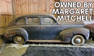 1940 Mercury Owned by "Gone With the Wind" Author Emerges From a Barn After 73 Years
