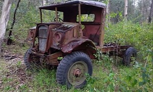 1940s Chevy Blitz Military Truck Was Left to Rot in the Woods, Engine Refuses to Die