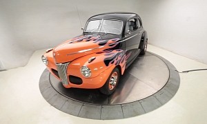 1941 Ford Coupe Hot Rod Features Mercedes-Benz Leather Interior, Chevy V8 Power