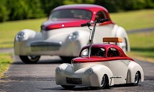 1941 Willys Street Rod Comes with a Custom Replica Scooter