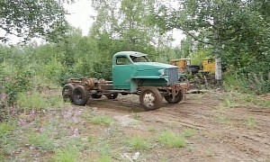 1945 Studebaker US6 Military Truck Takes First Drive in 20 Years, Mud Is Not an Issue