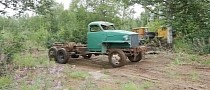 1945 Studebaker US6 Military Truck Takes First Drive in 20 Years, Mud Is Not an Issue