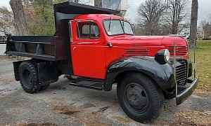 1946 Dodge Job-Rated Dump Truck Is an Art Deco Common Laborer