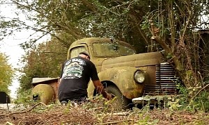 1947 International KB Truck Was Left to Rot in the Woods, Gets Saved After 50 Years