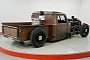 1948 Diamond T Rat Rod Comes with a Beer Keg for a Tank and Flamethrower Exhaust