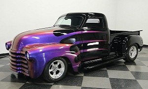 1949 Chevrolet 3100 Looks Wrong With Weird Bumper Delete and Symmetrical Flames