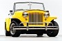 1949 Willys Jeepster Has Ford V8 Engine Swap and Stunning Ferrari-Like Paint