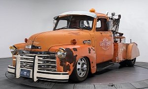 1950 Chevrolet 3600 Tow Truck Rat Rod Is the Ultimate Bad Boy