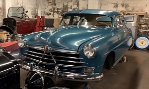 1950 Hudson Pacemaker Hiding in a Garage Is a Stunning Museum-Grade Survivor