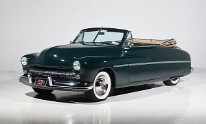 1950 Mercury Eight Convertible Flaunts Bored and Stroked Flathead V8, Impeccable Looks