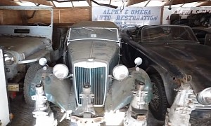 1950 MG TD Barn Find Gets Its First Wash in 34 Years, It Has an Emotional Story