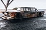 1950s Ford 300 Stock Car Takes the Widebody Rat Rod Approach in Artsy Rendering