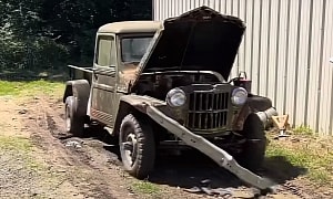 1951 Willy Jeep Truck Gets Second Chance After 43 Years, Engine Refuses To Die