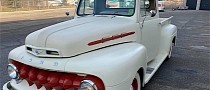 1952 Ford F-1 Grins Like a Red Teeth Monster