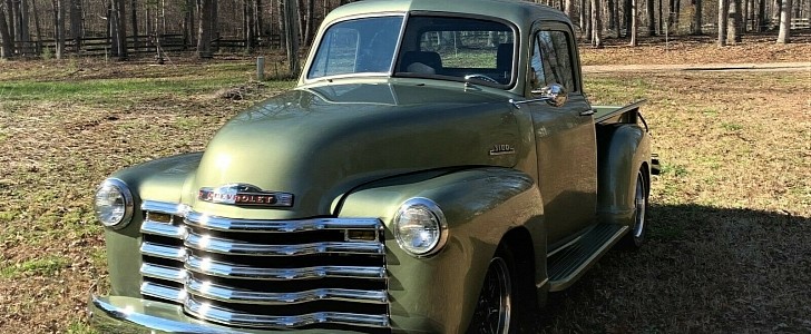 Restored 1953 Chevrolet 3100 with 305 small-block V8