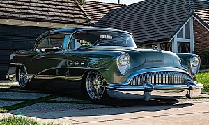 1954 Buick Century Jaded Took Seven Years and Many Shops to Make, Shines in Any Driveway