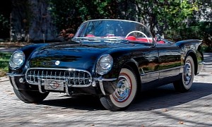 1954 Chevrolet Corvette Comes Back Up From the Dirt Nap Looking Showroom Fresh
