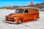 1954 Chevy Panel Van Turned Into a Luxury Cruiser Hides Mysterious Engine Under the Hood
