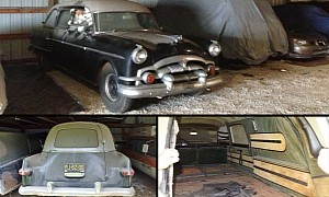1954 Packard Patrician Hearse Parked for Decades Is Rarer Than Hen's Teeth