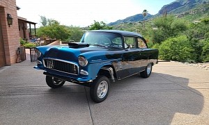 1955 Chevrolet 150 Gasser Is Ready to Rumble, Also Road Legal