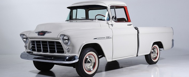 1955 Chevy 3100 Cameo Carrier Task Force restored for sale by Motorcar Classics 