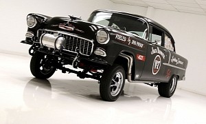 1955 Chevrolet Bel Air 427 Gasser Looks Like a Throwback to the Drags of Yore