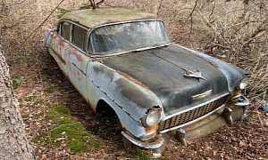 1955 Chevrolet Bel Air Abandoned on Private Property Is a Mysterious American Icon