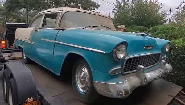 1955 Chevrolet Bel Air garage find
