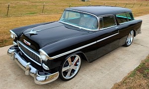 1955 Chevy Tri-Five Leaves the Nomad Life Behind, Gets Reborn With a Restomod Twist