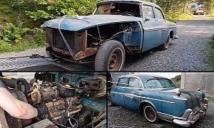 1955 Chrysler Imperial Gets Rescued After Decades in Storage, HEMI V8 Agrees to Run