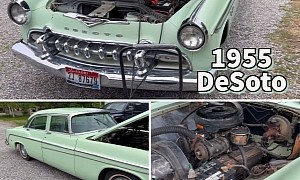 1955 DeSoto Fireflite Barn Find Is Surprisingly Original, HEMI V8 Included