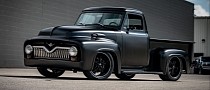 1955 Ford F-100 Coyote V8 ‘Hot Rod’ Flaunts Expendables Look, Grim Price Tag