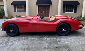 1955 Jaguar XK140 MC Roadster Was A Stunning XK Upgrade, Could Be a Bargain