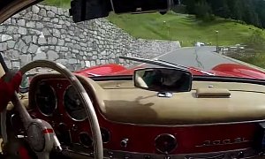 1955 Mercedes-Benz 300 SL Gullwing Hammered During Hillclimb Is Sweet Madness <span>· Video</span>