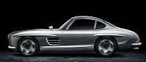 1955 Mercedes-Benz 300 SL Returns for Digital Gullwing Interpretation of AMG’s GT