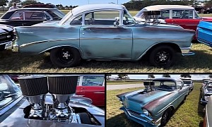 1956 Chevrolet 210 Shorty Is So Weird It's Actually Cool, Rocks Blown V8
