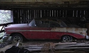 1956 Chevrolet Bel Air Spent 44 Years in a Barn, Hides V8 Surprise Under the Hood
