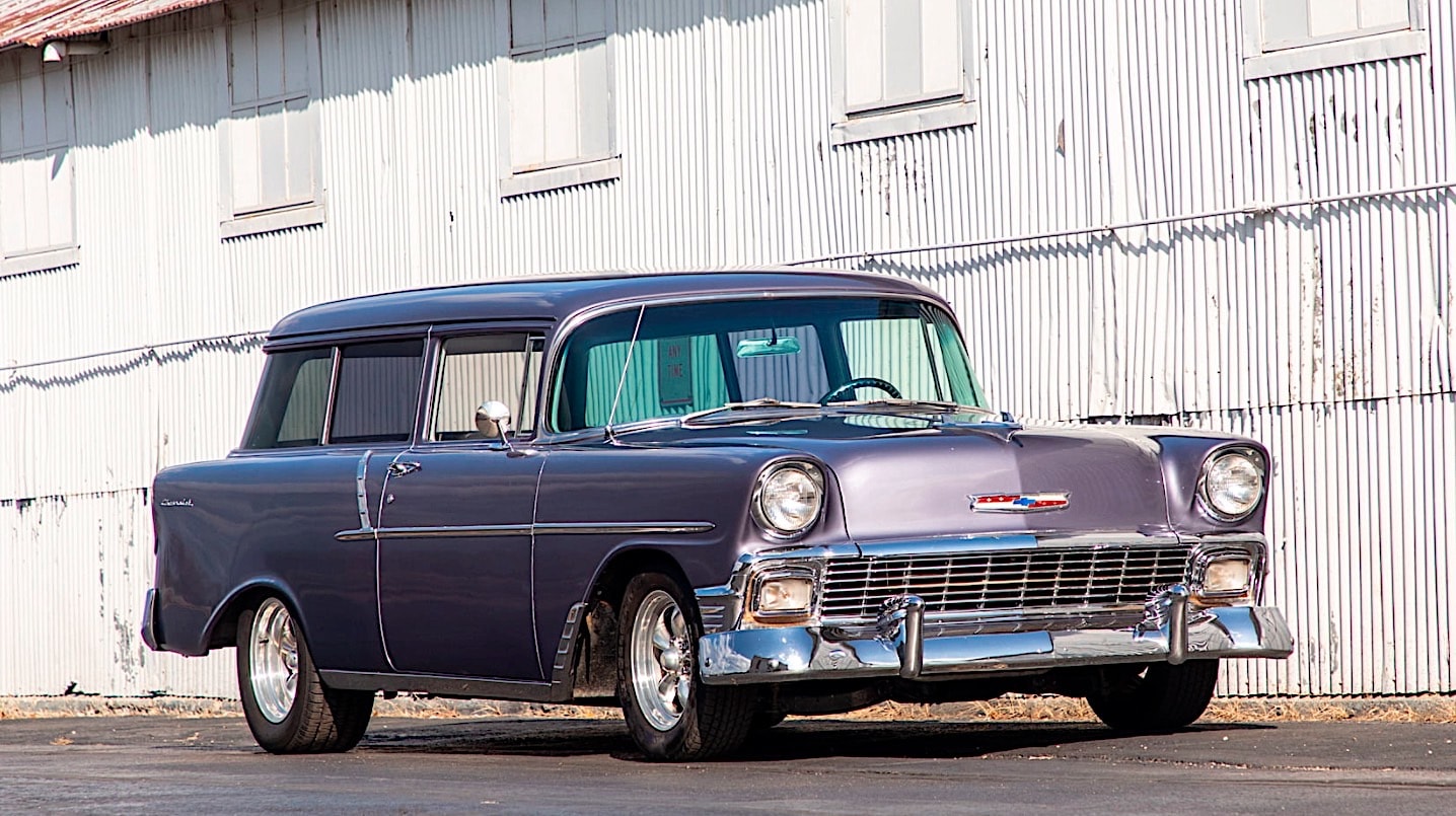 1956 Chevrolet One-Fifty Is One Classy, Yet Violet Handyman - autoevolution