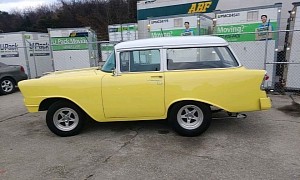 1956 Chevrolet Wagon Shorty Is a Weird but Flawless Build