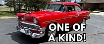1956 Chevy Bel Air Involved in a Robbery and Confiscated by the Police Now Sports 595 HP