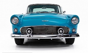 1956 Ford Thunderbird Is $76K-Worth of Minter Treatment Cool