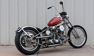 1956 Grease Monkey, Indian Larry’s Nickel-Plated Bike, Sold in Vegas