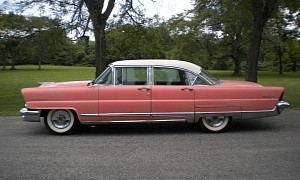 1956 Lincoln Premiere Is a One-Owner, All-Original Survivor. Also Pretty in Pink