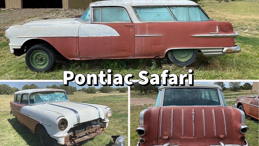 1956 Pontiac Safari yard find